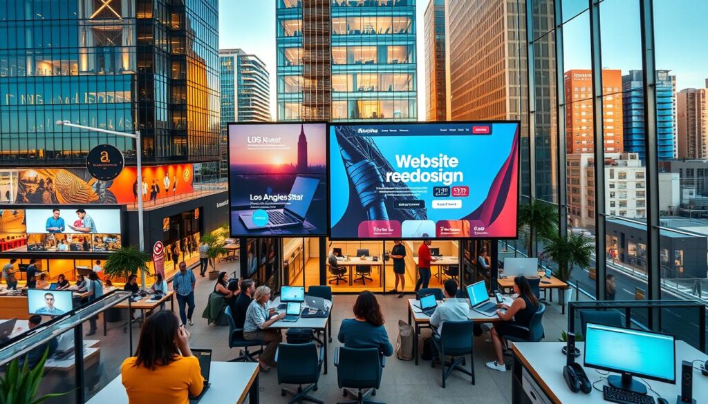 website redesign los angeles